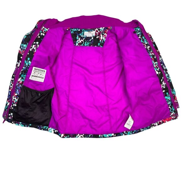 Columbia Bugaboo Interchange Jacket Girls Youth Large L Floral Ski Winter Coat - Picture 6 of 13